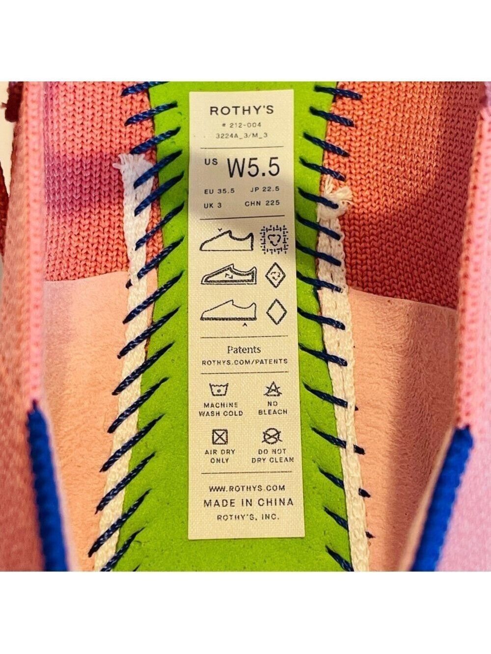 Rothy’s The Point Mary Jane Flats Shoes in Tulip Pink Women’s Size 5.5 - NWOB - Picture 10 of 12
